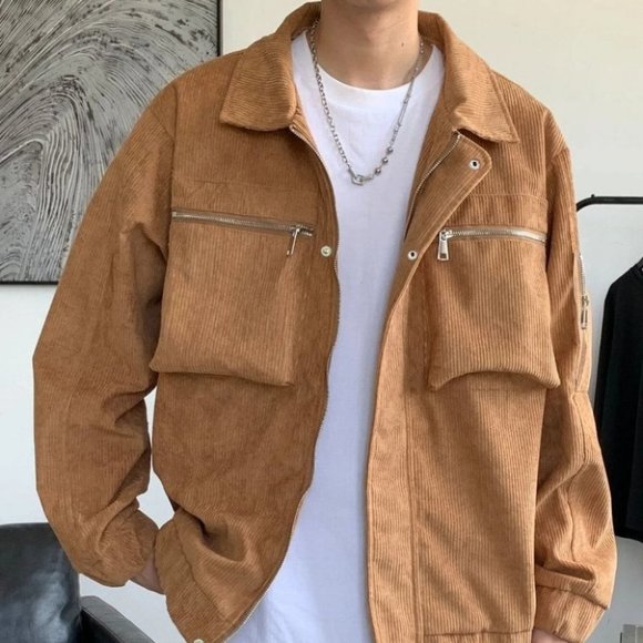 . Other - Brown Mens Shirt Jacket
